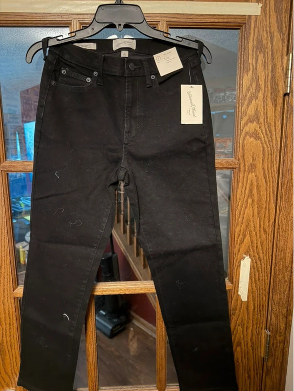 Universal Thread 80s Slim Jeans Women’s Size 4 Regular Black Mid Rise NWT